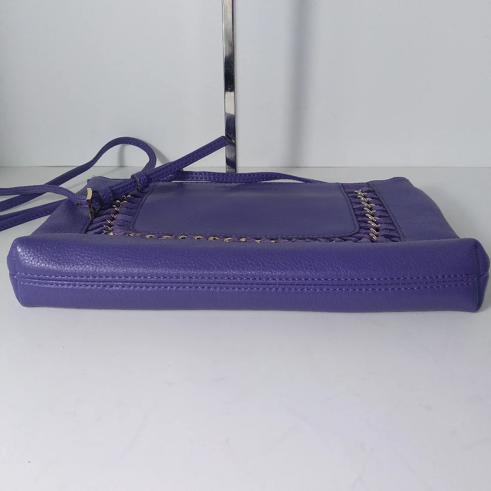 AIMEE KESTENBERG COLLECTION Purple Crossbody/Clutch Leather Bag